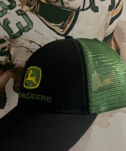 John Deere Farm State Pride Contrast Mesh Back Core Baseball Cap One Size Black/Green 23 71XNRdkzJnL