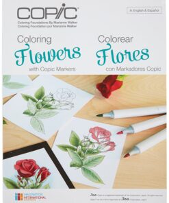 Copic Markers CB-FLOWR Coloring Foundations - Coloring Flowers by Marianne Walker