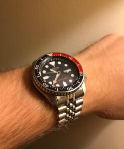 SEIKO Men's SKX009K2 Diver's Analog Automatic Stainless Steel Watch 48 71XOig1F70L