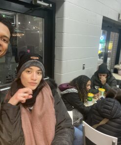 HINDAWI Winter Hat Scarf Gloves Slouchy Beanie Snow Knit Skull Cap Touch Screen Mittens Circle Scarves for Women Hat+scarf+gloves (Black) 35 71XOzo o07L