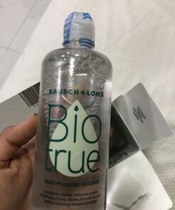 Biotrue Contact Lens Solution, Multi-Purpose Solution for Soft Contact Lenses, Lens Case Included, 10 FL OZ (Pack of 2) 10 Ounce (2 Pack) 37 71XP8LCaEAL