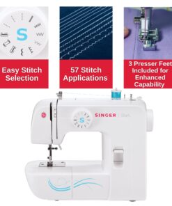 SINGER | Start 1304 Sewing Machine with 6 Built-in Stitches, Free Arm Sewing Machine - Best Sewing Machine for Beginners 33 71XPEvUXCPL