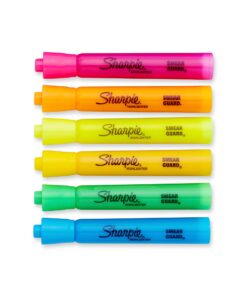 Alternative view of SHARPIE Tank Style Highlighters, Chisel Tip, Assorted, Box of 12