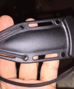 MTech USA – Fixed Blade Knife – Neck Knife - Black Blade, Black and Grey Nylon Fiber Handle, Includes Nylon Fiber Sheath w/ Ball Chain - Hunting, Camping, Survival, Tactical – MT-20-14GY,Black/Grey Black/Grey 43 71XPZIjjtYL