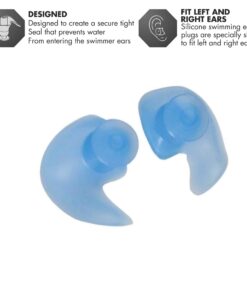 TYR Silicone Molded Swim Ear Plugs Blue 5 71XPaUPk7LL