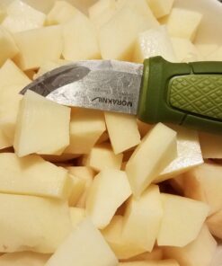Morakniv Eldris Fixed-Blade Pocket-Sized Knife with Sandvik Stainless Steel Blade and Plastic Sheath 2.2-Inch. Green 45 71XQSrqurL