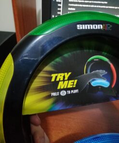 Hasbro Simon Air Game – Touchless Technology – Master the Moves to Win – Solo and 2 Player Mode – A Modern Twist on the Classic Game,96 months to 1188 months 20 71XR3MRZ FL