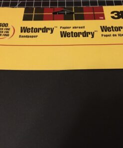 3M Wetordry Sandpaper, 9 in. x 11 in., 400 Grit, 5 Sheets/Pack Super Fine 10 71XR5ZrkFvL