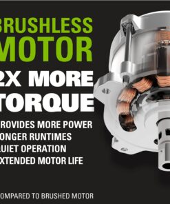 Greenworks Pro 80V Cordless Brushless String Trimmer + Leaf Blower Combo, 2Ah Battery and Charger Included STBA80L210 16" Trimmer + Blower (2.0Ah) 30 71XSAgtCqBS