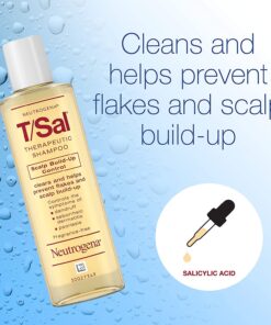 Neutrogena T/Sal Therapeutic Shampoo for Scalp Build-Up Control with Salicylic Acid, Scalp Treatment for Dandruff, Scalp Psoriasis & Seborrheic Dermatitis Relief, 4.5 fl. oz (Pack of 2) 13 71XSI158UZL 1