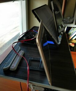 MoKo Phone/Tablet Stand, Foldable Tablet Holder Fits with iPhone 15/Pro/Plus/Pro Max, iPhone 12/12 pro Max/11/Xs Max, iPad Pro 11, iPad Air 4/Mini 6 2021, iPad 9th 10.2", Black Small Size 52 71XSZldlmiL