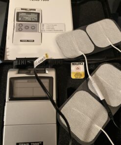 TENS 7000 Digital TENS Unit with Accessories - TENS Unit Muscle Stimulator for Back Pain Relief, General Pain Relief, Neck Pain, Sciatica Pain Relief, Nerve Pain Relief 35 71XSjx LDdL