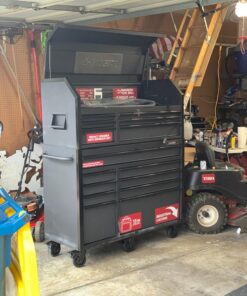 Rubbermaid Commercial Products 2-Shelf Utility/Service Cart, Medium, Lipped Shelves, Ergonomic Handle, 500 Lbs Capacity, for Warehouse/Garage/Cleaning/Manufacturing (FG452088BlA) Black 64 71XTE7qQyL