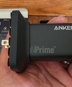 Anker USB C Charger, Anker GaNPrime 65W, 3-Port Fast Compact Foldable Wall Charger for MacBook Pro/Air, iPad Pro, Galaxy S22/S21, HP Spectre, Note 20/10+, iPhone 14/Pro, Pixel, and More Phantom Black 66 71XTMByhJqL