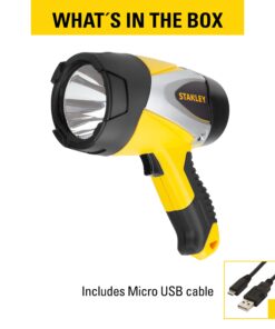STANLEY SL5W09 Rechargeable 1000 Lumen Lithium Ion Ultra Bright LED Spotlight Flashlight 17 71XTWnsQIL