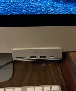 Anker 535 USB C Hub (5-in-1), with 2 USB-A 10 Gbps Data Ports, USB-C 10 Gbps Port, SD and microSD Card Reader, for iMac Pro / iMac 24 inch 2021 / iMac 27 inch / 21.5 inch 19 71XTg9HR6IL