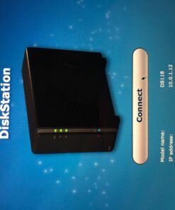 Synology 1 bay NAS DiskStation DS118 (Diskless) 1-bay; 1GB DDR4 18 71XUYdCc0eL