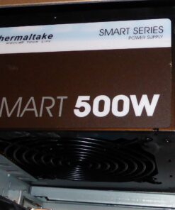 Thermaltake Smart 500W 80+ White Certified PSU, Continuous Power with 120mm Ultra Quiet Cooling Fan, ATX 12V V2.3/EPS 12V Active PFC Power Supply PS-SPD-0500NPCWUS-W 80 + White 62 71XV sHbUcL