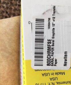 SARAL PAPER SARAL 12" x12' Graphite Transfer Paper, Gray 17 71XV5BoRf5L
