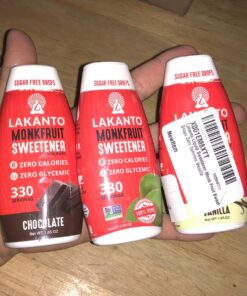 Lakanto Liquid Monk Fruit Extract Drops - Zero Calorie, Zero Sugar, Keto Drink Sweetener, Sugar Substitute, On the Go, Tea, Coffee, Water, Smoothies, Other Drinks (Original - 1.76 fl oz - Pack of 1) Original 1.76 Fl Oz (Pack of 1) 23 71XVd0XfzKL