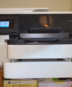 HP OfficeJet Pro 7740 Wide Format All-in-One Color Printer with Wireless Printing, Works with Alexa (G5J38A), White/Black 52 71XVjtcTDEL