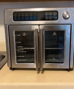 Emeril Lagasse 26 QT Extra Large Air Fryer, Convection Toaster Oven with French Doors, Stainless Steel 53 71XWPzUK37L
