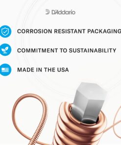 D’Addario EJ16-3D Phosphor Bronze Acoustic Guitar Strings, Light Tension – Corrosion-Resistant Phosphor Bronze, Offers a Warm, Bright and Well-Balanced Acoustic Tone – Pack of 3 Sets Light, 12-53 3-Pack 23 71XWvG5uXTL