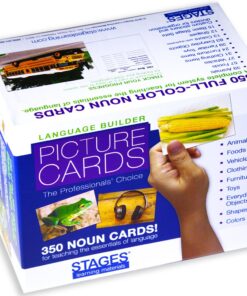 Stages Learning Materials Language Builder Picture Noun Flash Cards Photo Vocabulary Autism Learning Products for ABA Therapy and Speech Articulation 8 71XXCcF1lZL