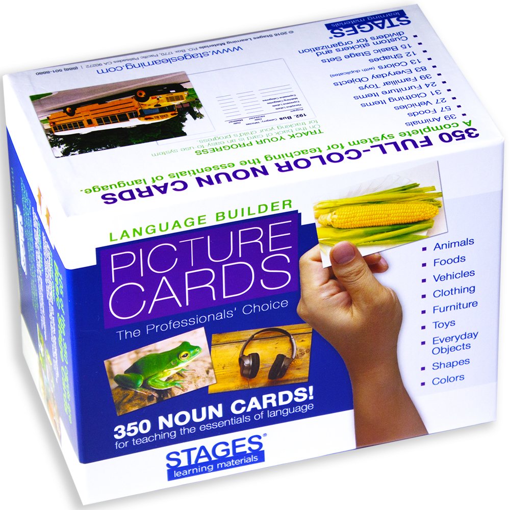 Stages Learning Materials Language Builder Picture Noun Flash Cards Photo Vocabulary Autism Learning Products for ABA Therapy and Speech Articulation 4 Stages Learning Materials Language Builder Picture Noun Flash Cards Photo Vocabulary Autism Learning Products for ABA Therapy and Speech Articulation - Image 4