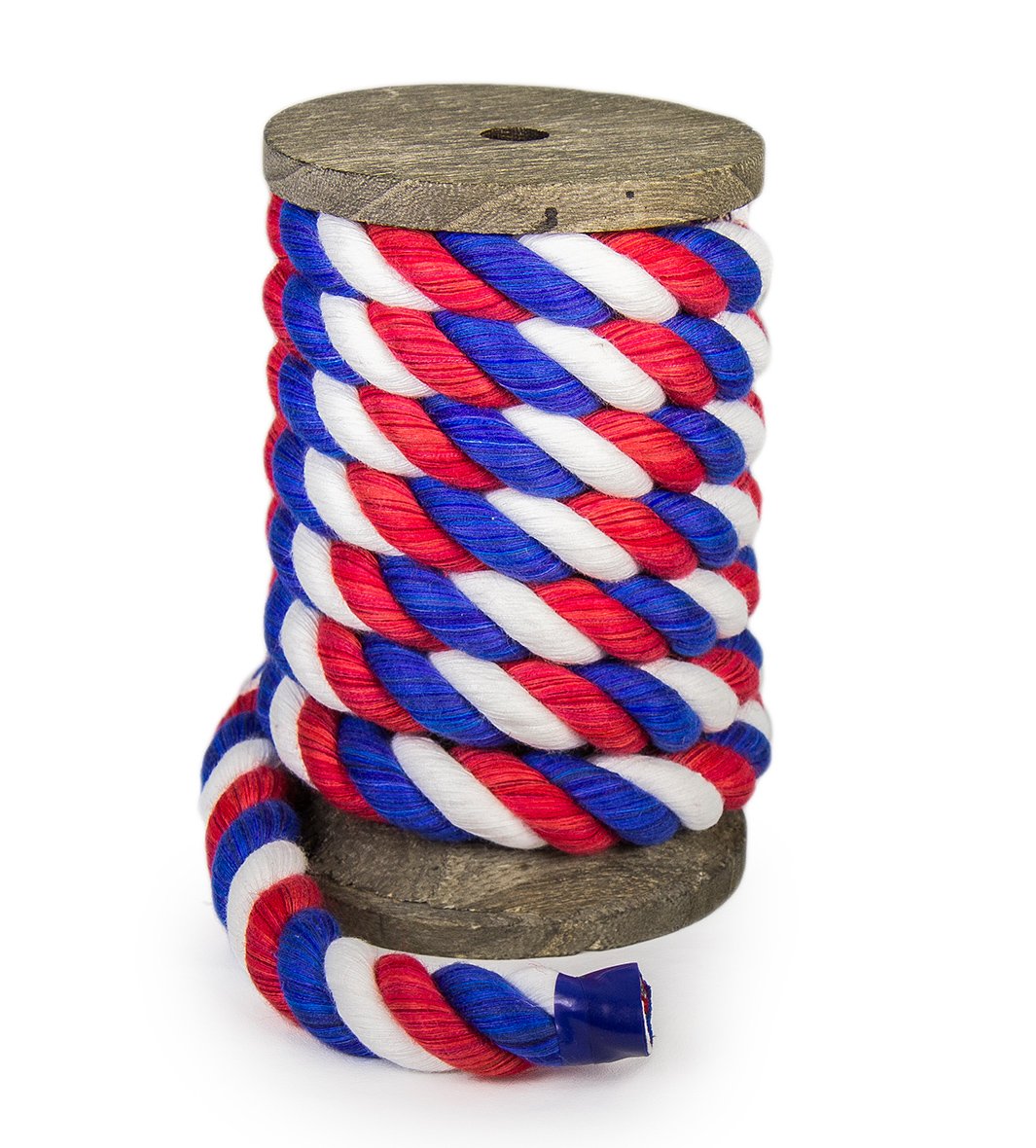 Ravenox Natural Twisted Cotton Rope | Made in The USA | Strong Triple-Strand Cordage for Sports, Décor, Pet Toys, Crafts, Macramé & Indoor Outdoor Use| by The Foot & Diameter (Multiple Color) Red, Snow White, Royal Blue 1/2 Inch x 50 Feet 5 Ravenox Natural Twisted Cotton Rope | Made in The USA | Strong Triple-Strand Cordage for Sports, Décor, Pet Toys, Crafts, Macramé & Indoor Outdoor Use| by The Foot & Diameter (Multiple Color) Red, Snow White, Royal Blue 1/2 Inch x 50 Feet - Image 5