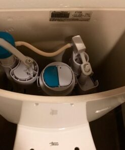 American Standard 2886218.020 H2Option Two-Piece Toilet, Elongated Front, Chair Height, Dual Flush, White, 0.92 - 1.28 gpf Tank + Bowl 27 71XYdIih5KL