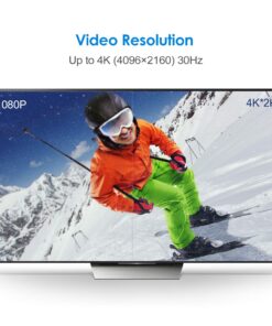 Rankie Micro HDMI Male to HDMI Male Cable, Supports Ethernet, 3D, Audio Return, 10 Feet (Black) 3 m Black 10 71XZd8CqJiL