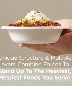 Dixie Ultra 12 oz. Heavy-Weight Paper Bowls by GP PRO (Georgia-Pacific); Pathways; SXB12WS (CASE); 500 Count (125 Bowls Per Pack; 4 Packs Per Case) Pathways Design 500 ct 16 71Xa2OAsMML 1