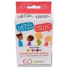 Letz Talk Conversation Cards for Kids with Autism or Aspergers - Learning & Education Toys, Communication Flash Cards, Family Card Games for Kids and Adults - Stocking Stuffers - 60 Cards