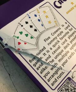 PlayMonster Five Crowns — The Game Isn't Over Until the Kings Go Wild! — 5 Suited Rummy-Style Card Game — For Ages 8+ 35 71XaZI42BeL