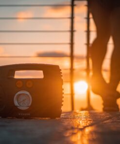 Kensun AC/DC Power Supply Portable Air Compressor Pump with Analog Display to 100 PSI for Home (110V) and Car (12V), Tire Inflator with Adaptors for Cars, Trucks, Bicycles, Balls 18 71Xab7ZbEL