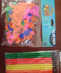 Alternative view of Lot of 48 Assorted Mini Dinosaur Tracer Stencils