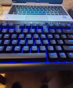 Corsair K63 Wireless Mechanical Gaming Keyboard, backlit Blue LED, Cherry MX Red - Quiet & Linear 31 71XauM2AQrL