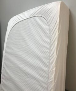 American Baby Company Waterproof Fitted Crib and Toddler Mattress Protector, Quilted and Noiseless Crib & Toddler Mattress Pad Cover, White, 52"x28"x9" Crib 1 Count 32 71Xb2BuLgyL