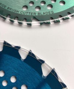 2pk-8"-COMBO PACK - (1) 20 teeth HAWK & (1) 44 teeth VIPER - "HYBRID" Pack - RENEGADE BLADE® - Carbide Brush Cutter weed eater Blades - 203mm diameter 8 71XbGvuq8L