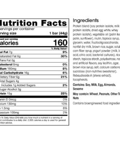 WonderSlim Protein & Fiber Bar, Fluffy Vanilla Crisp - 15g Protein, 7g Fiber, Gluten Free (7ct) 11 71XbgwxVH6L