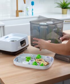 Dr. Brown's All-in-One Sterilizer and Dryer for Baby Bottles, Parts & Other Newborn Essentials Sterilizer & Dryer 1 Count (Pack of 1) 47 71Xc aor5AL