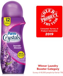 Purex Crystals In-Wash Fragrance and Scent Booster, Lavender Blossom, 15.5 Ounce, 4 Count 15.5 Ounce (Pack of 4) 10 71XcDuhNniL