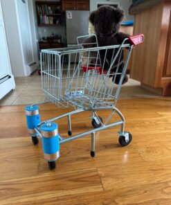 Melissa & Doug Toy Shopping Cart With Sturdy Metal Frame - Toddler Shopping Cart, Pretend Grocery Cart, Supermarket Pretend Play Shopping Cart For Kids Ages 3+ 35 71XcSfJVwJL