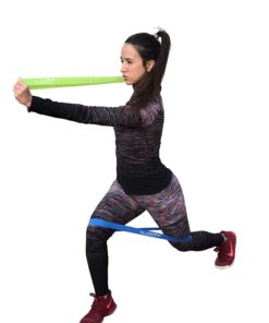 Fit Simplify Resistance Loop Exercise Bands with Instruction Guide and Carry Bag, Set of 5 Assorted 34 71Xe50wu0hL