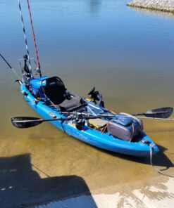 Shoreline Marine Propel Paddle Gear Ultimate Kayak Bag | Durable Water Resistant 1200 Denier Material | 2 Fishing Rod Holders | Heavy Duty Zipper | Lined Accessory Storage Compartment 16 71XeTE1qLPL