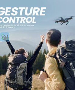 Holy Stone HS110D FPV RC Drone with 1080P HD Camera Live Video 120°Wide-Angle WiFi Quadcopter with Gravity Sensor, Voice & Gesture Control, Altitude Hold, Headless Mode, 3D Flip RTF 2 Batteries 49 71XedxXJXbL