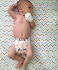Ziggy Baby Crib Sheet Fitted Jersey Cotton (Chevron Cross Blue/Grey) Chevron Cross Blue/Grey 23 71Xf3ziX2yL