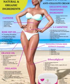 Slim & Tone Anti Cellulite Cream Firming Lotion Botanical Defense Skin Tightening Reduce Sagging Loose Skin Dimples Buttocks Legs Stomach Plus Exclusive Diet and Recipe Guide FREE 17 71XfHpW4SEL