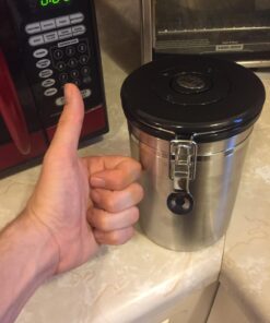 Friis 16oz Stainless Steel Coffee Vault Canister, 16-Ounce 36 71XfZPkmGxL